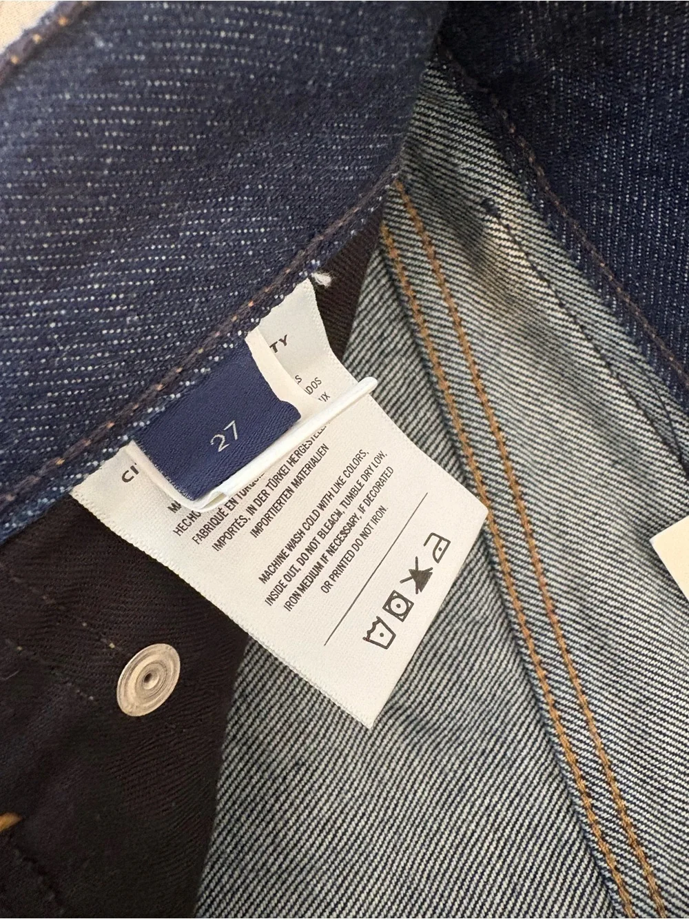 Citizens of Humanity Ayla Baggy Jean Dark Wash Amherst Size 27